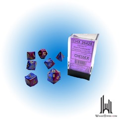 Gemini - Polyhedral 7-Die Set - Blue-Purple / Gold